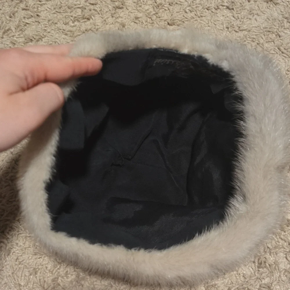 Vintage Oleg Cassini Mink Fur‎ Hat